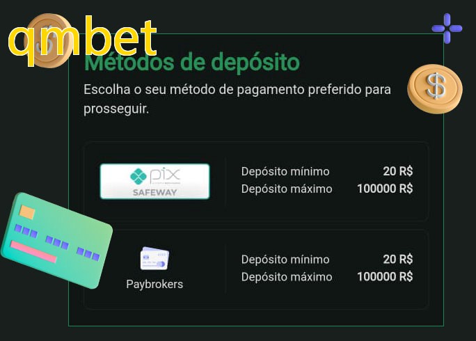 O cassino qmbetbet oferece uma grande variedade de métodos de pagamento